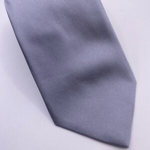 Brooks Brothers Golden Fleece Silver Silk Necktie Small Stain
